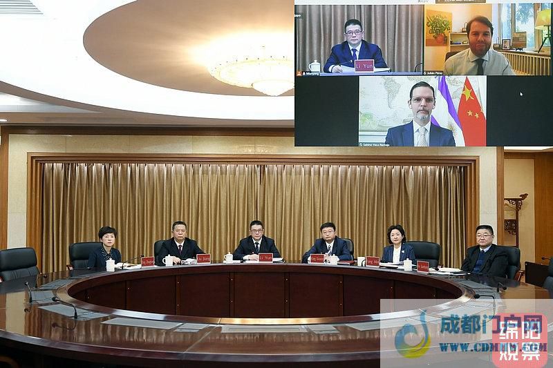 李云与阿根廷驻华大使牛望道举行视频会谈 李云与阿根廷驻华大使牛望道举行视频会谈